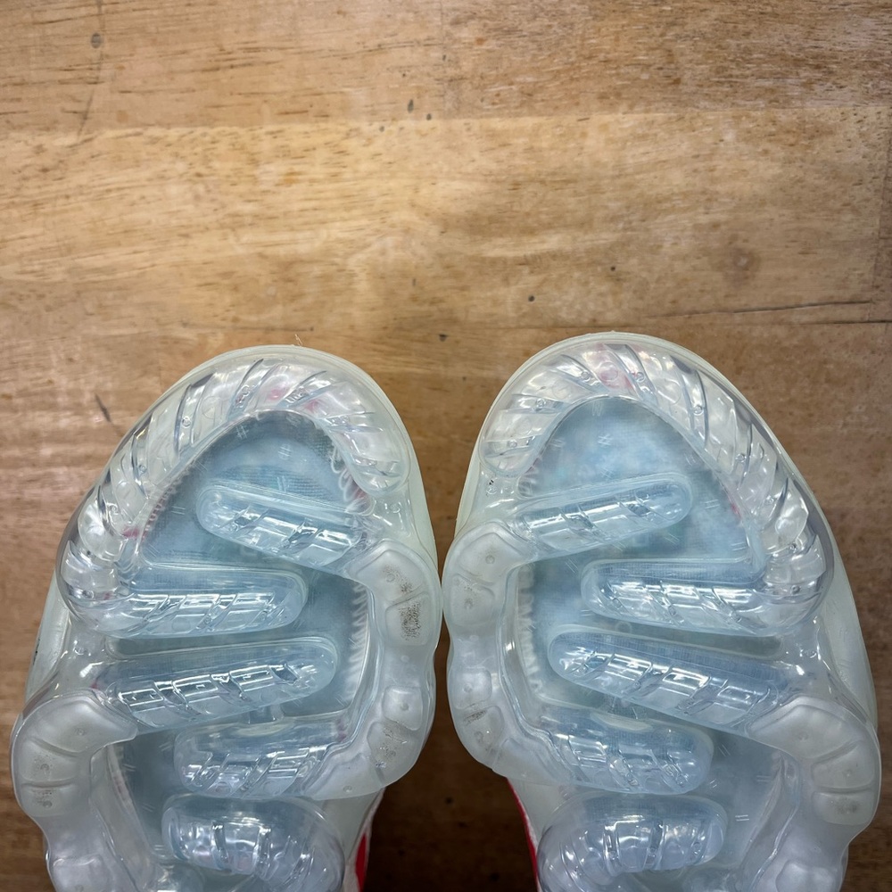 Nike Air VaporMax 2023 Flyknit Womens Size 7.5 Shoes Sneakers Sail Track Red - Picture 10 of 12